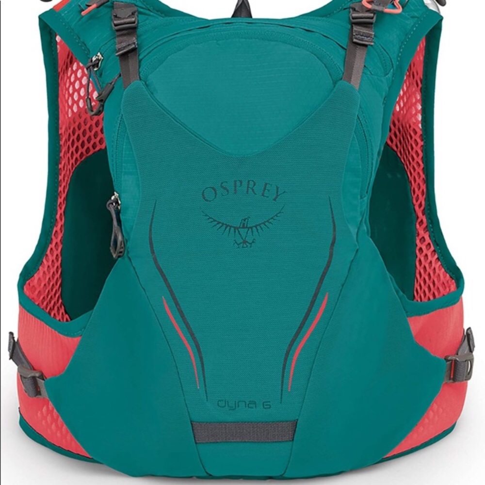 Osprey Pack Dyna 6 Women's Running Hydration Vest, Reef Teal, Small/Medium